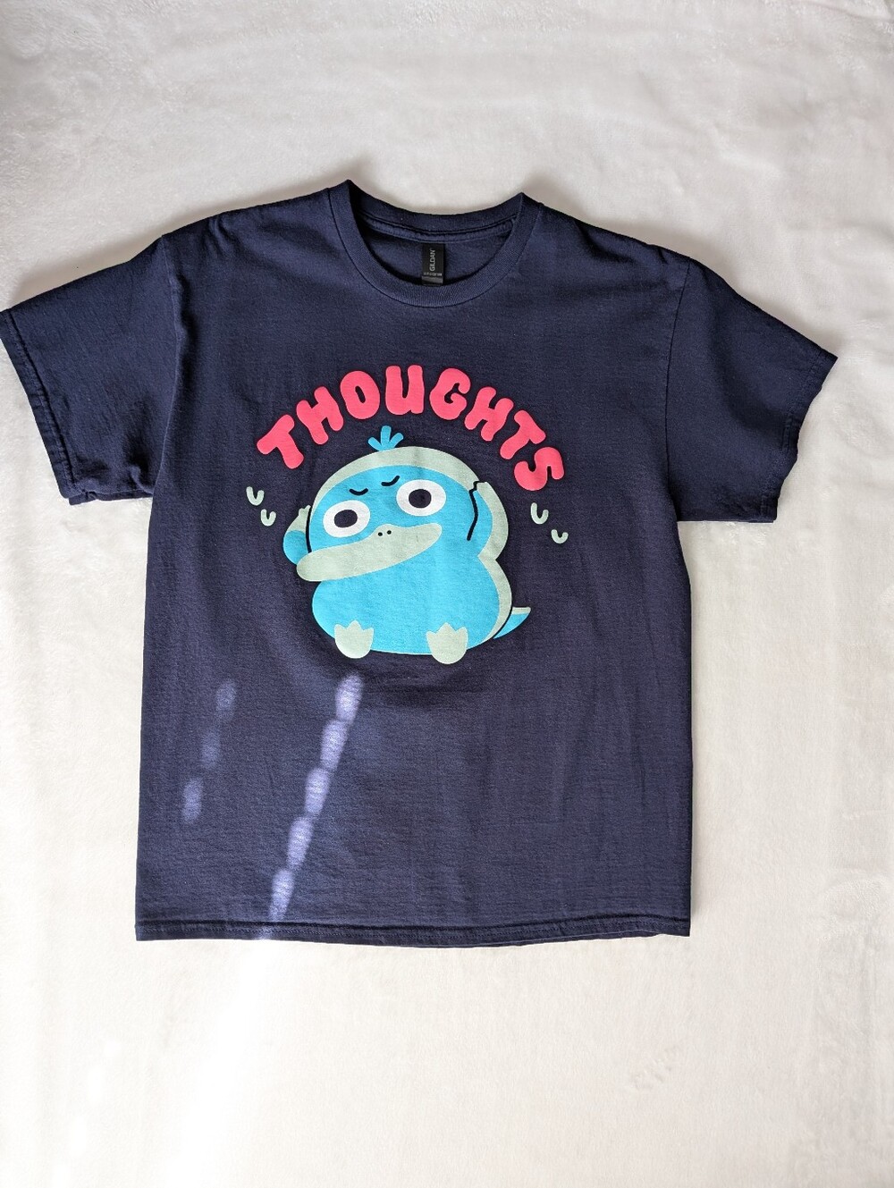 ❤️ Gildan Psyduck 100% Cotton Graphic T Shirt Size Large